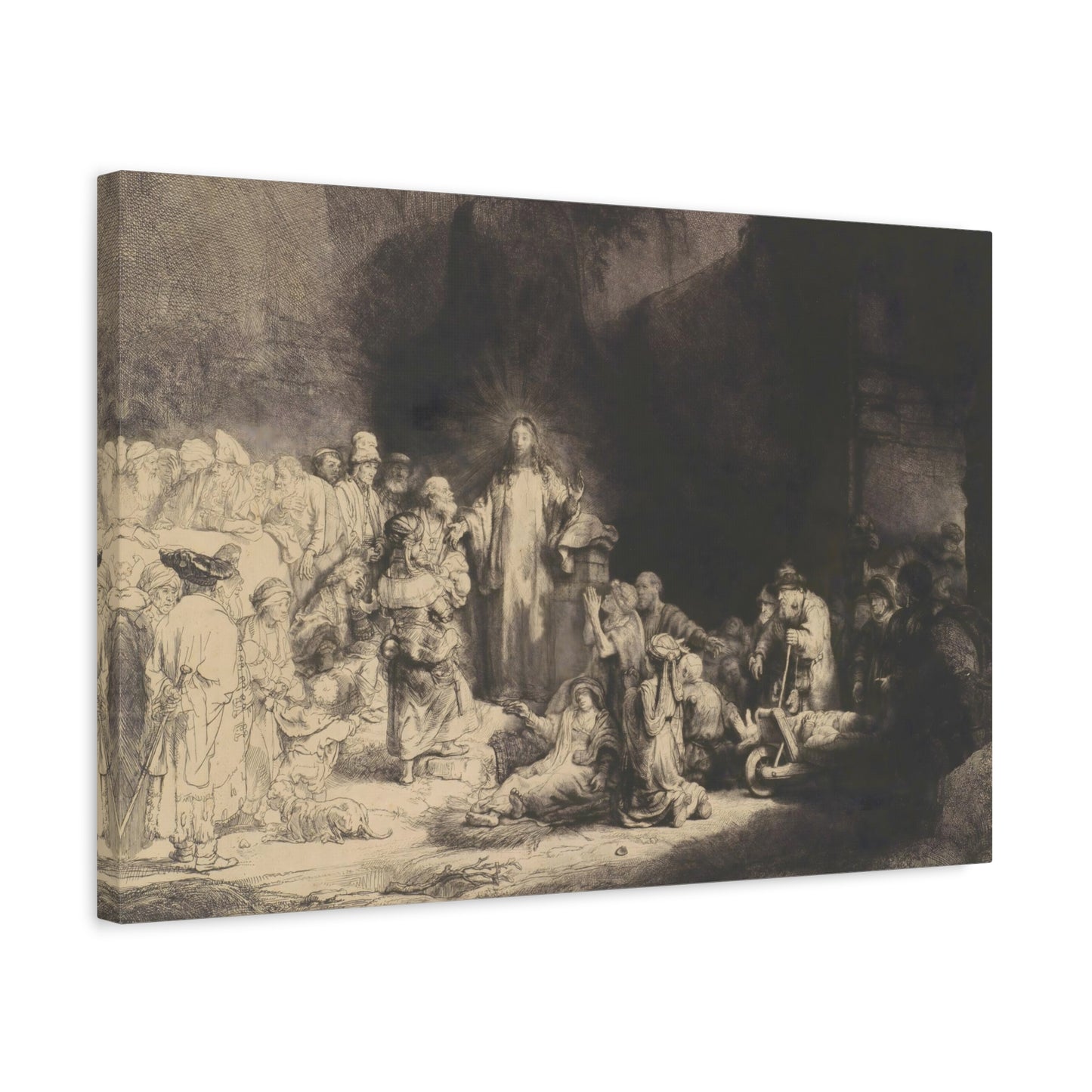 Hundred Guilder Print By Rembrandt