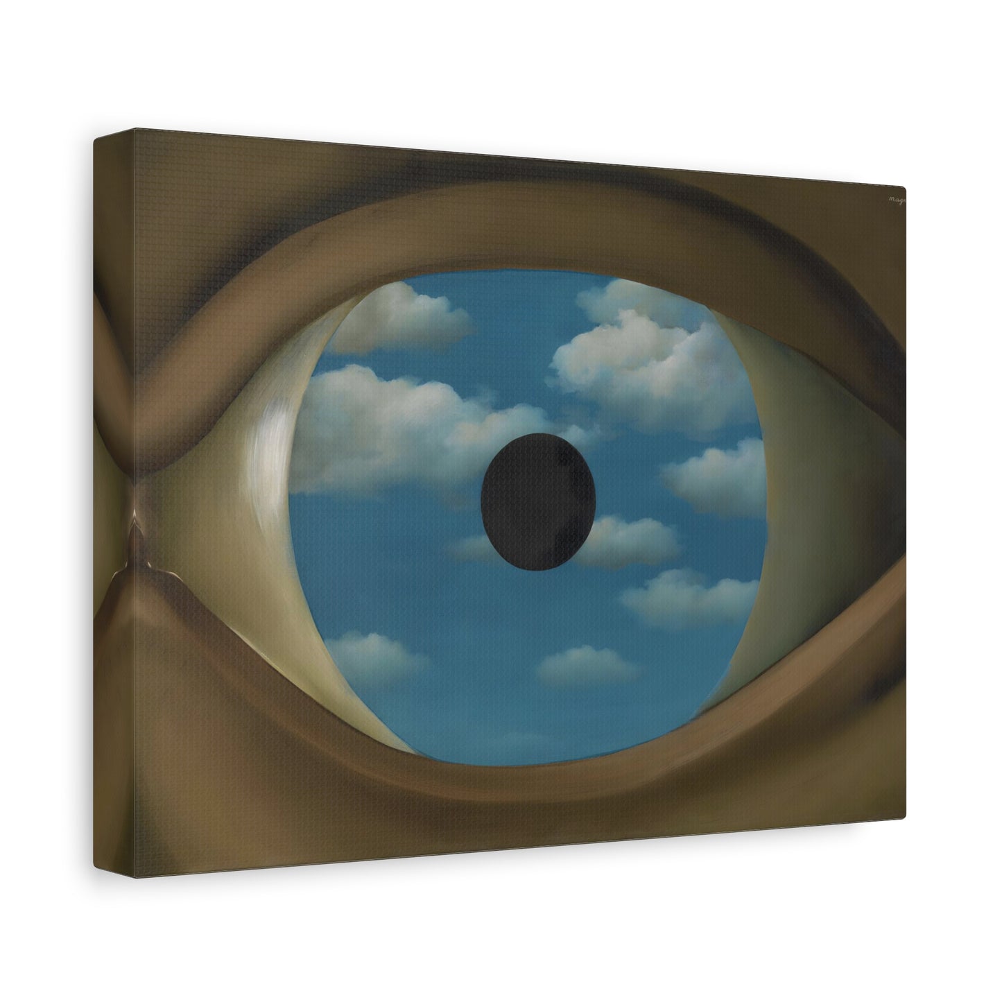 The False Mirror By René Magritte