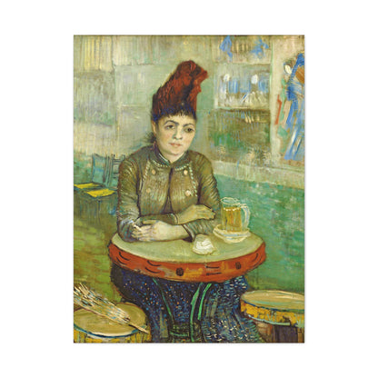 Segatori Sitting in the Café du Tambourin By Vincent van Gogh