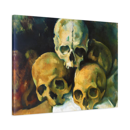 Pyramid of Skulls By Paul Cézanne