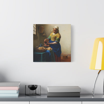 The Milkmaid By Johannes Vermeer