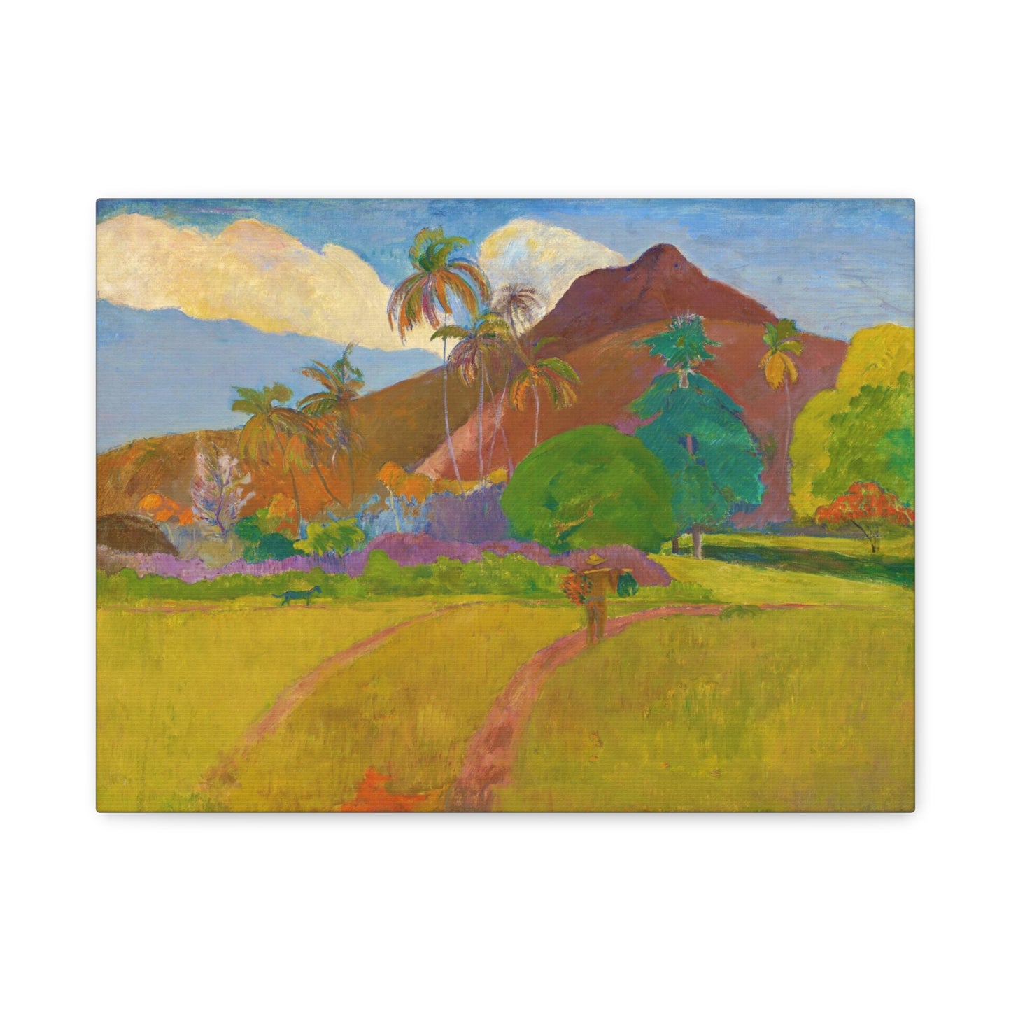 Tahitian Landscape By Eugène Henri Paul Gauguin