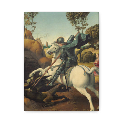 Saint George and the Dragon By Raphael