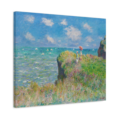 The Cliff Walk at Pourville By Claude Monet