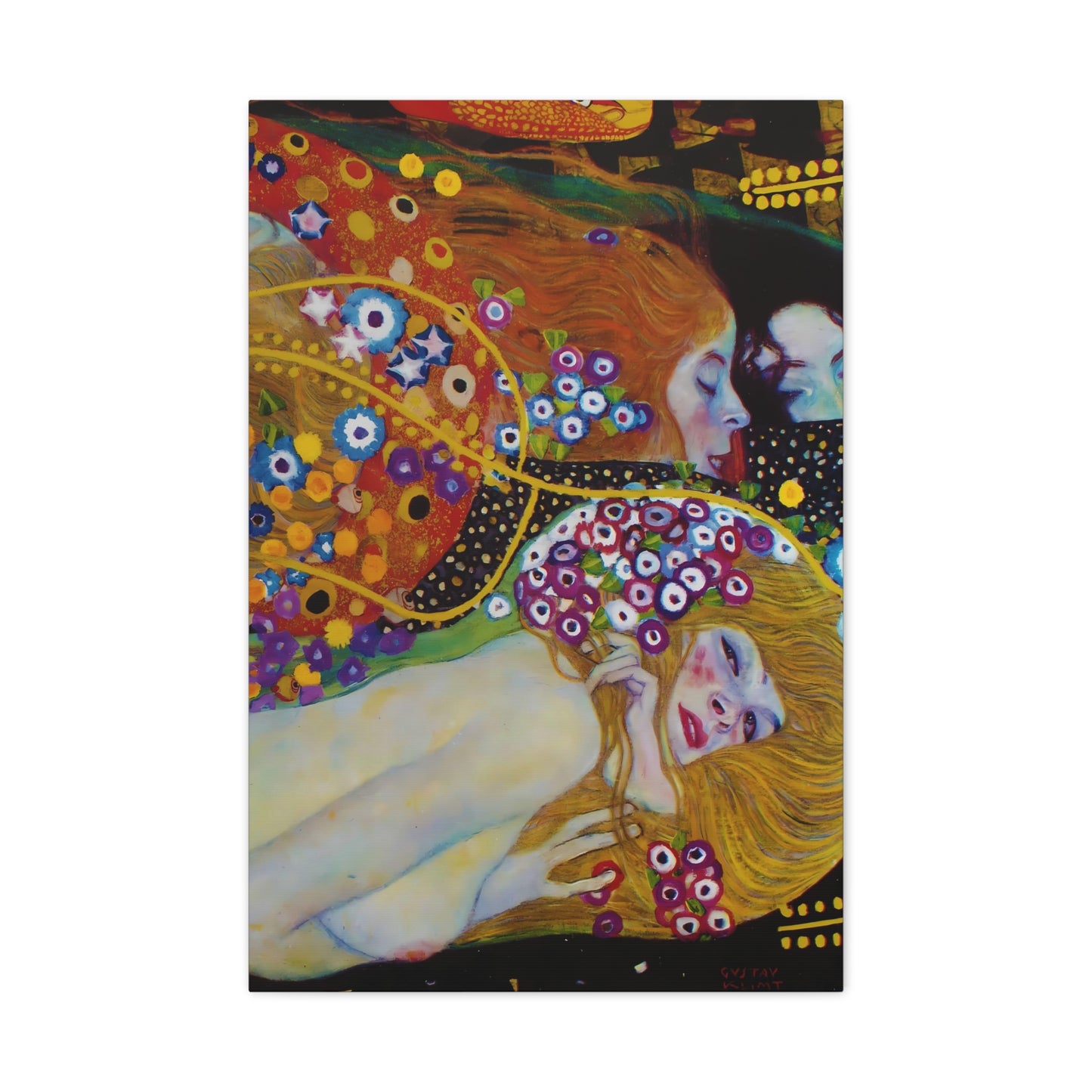 Water Serpents I By Gustav Klimt