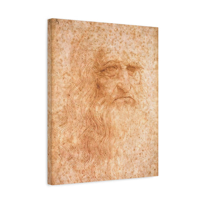 Man in Red Chalk By Leonardo da Vinci