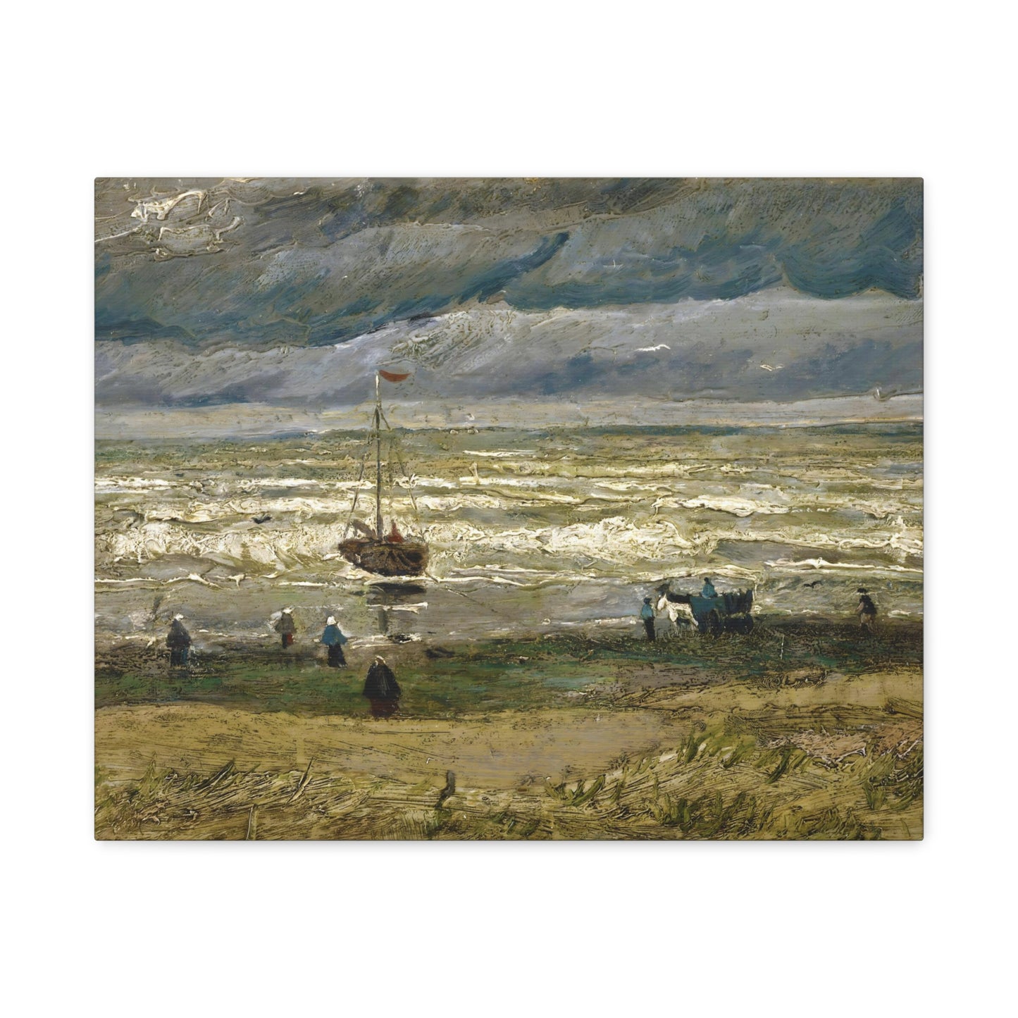 Beach at Scheveningen in Stormy Weather By Vincent van Gogh