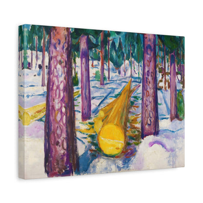 The Yellow Log By Edvard Munch