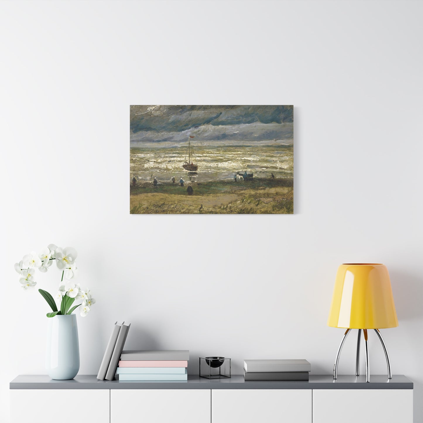 Beach at Scheveningen in Stormy Weather By Vincent van Gogh