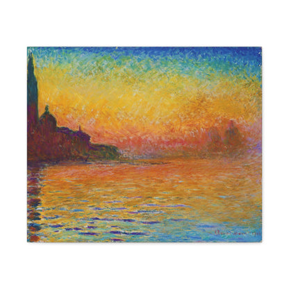 San Giorgio Maggiore at Dusk By Claude Monet