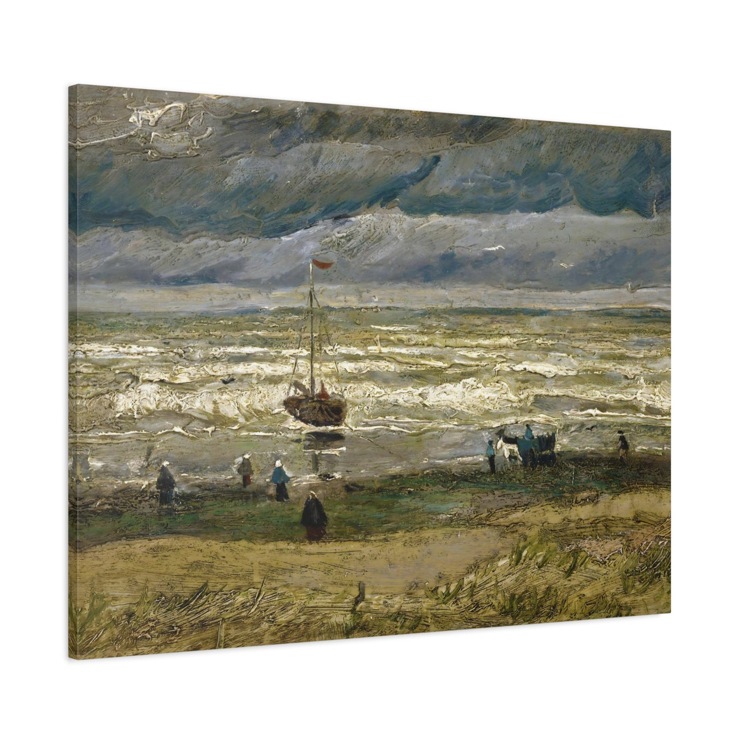 Beach at Scheveningen in Stormy Weather By Vincent van Gogh