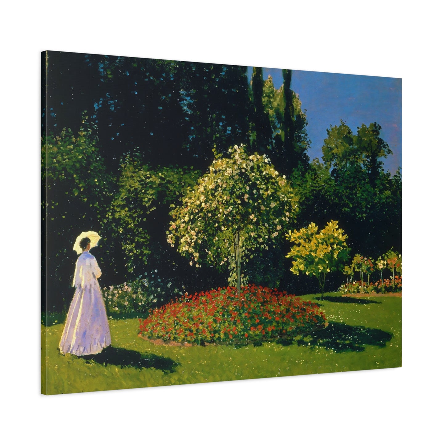 Jeanne-Marguerite Lecadre in the Garden By Claude Monet