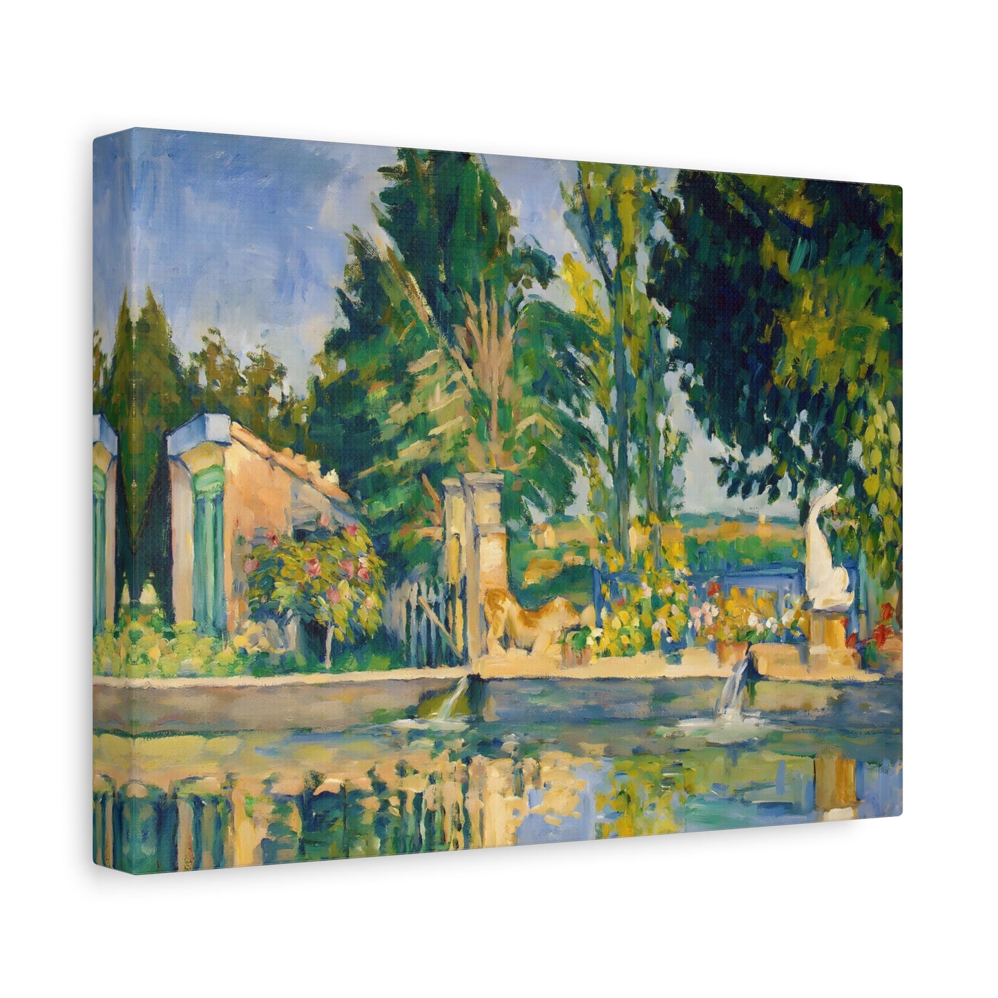 Jas de Bouffan, The Pool By Paul Cézanne