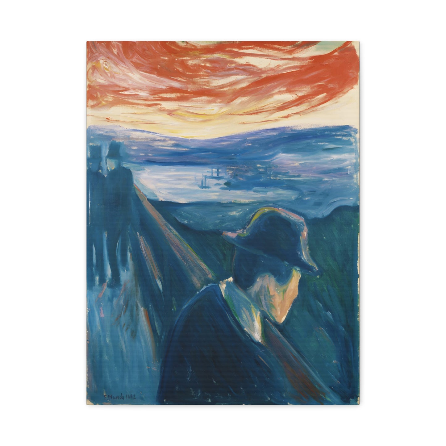 Sick Mood at Sunset. Despair By Edvard Munch