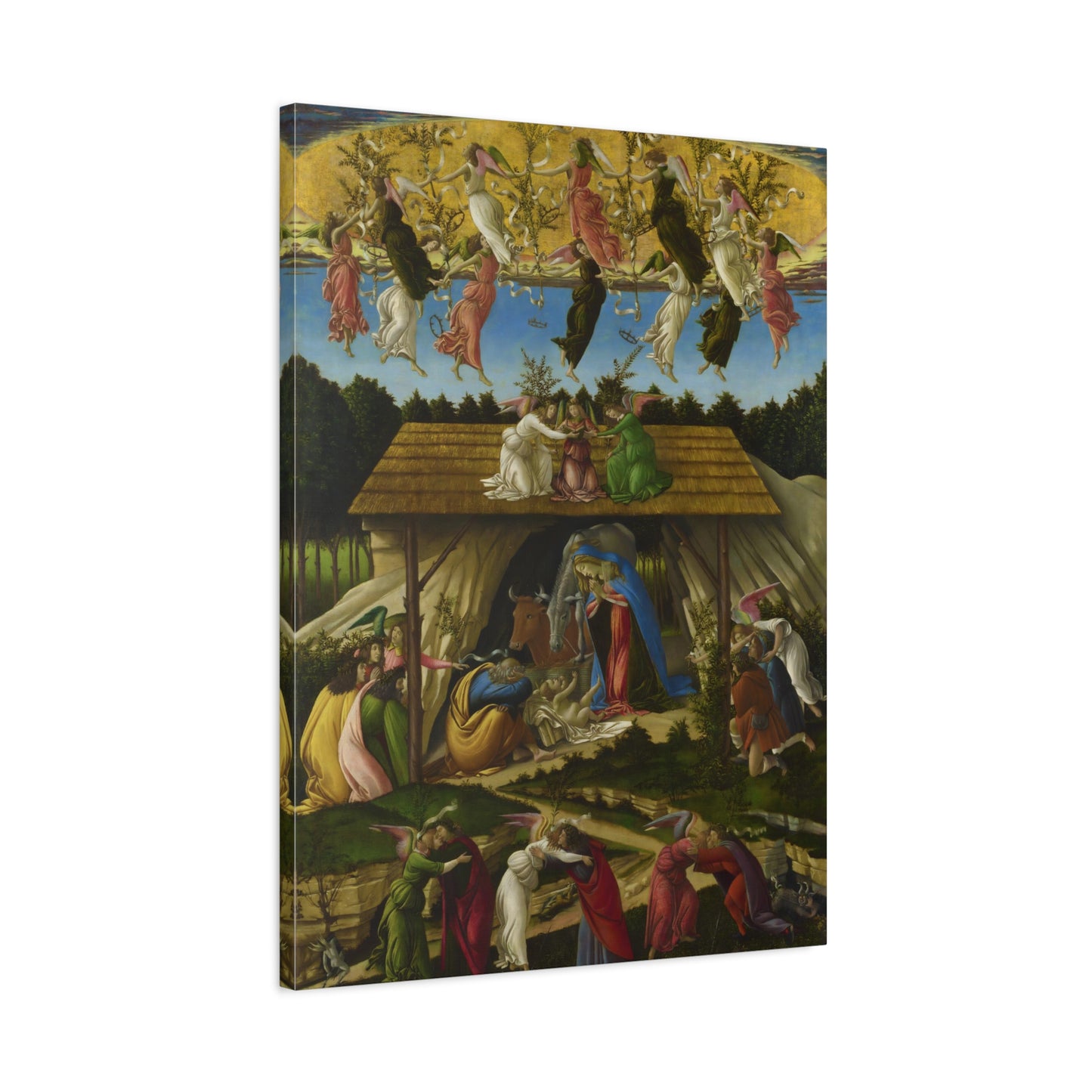 The Mystical Nativity By Sandro Botticelli