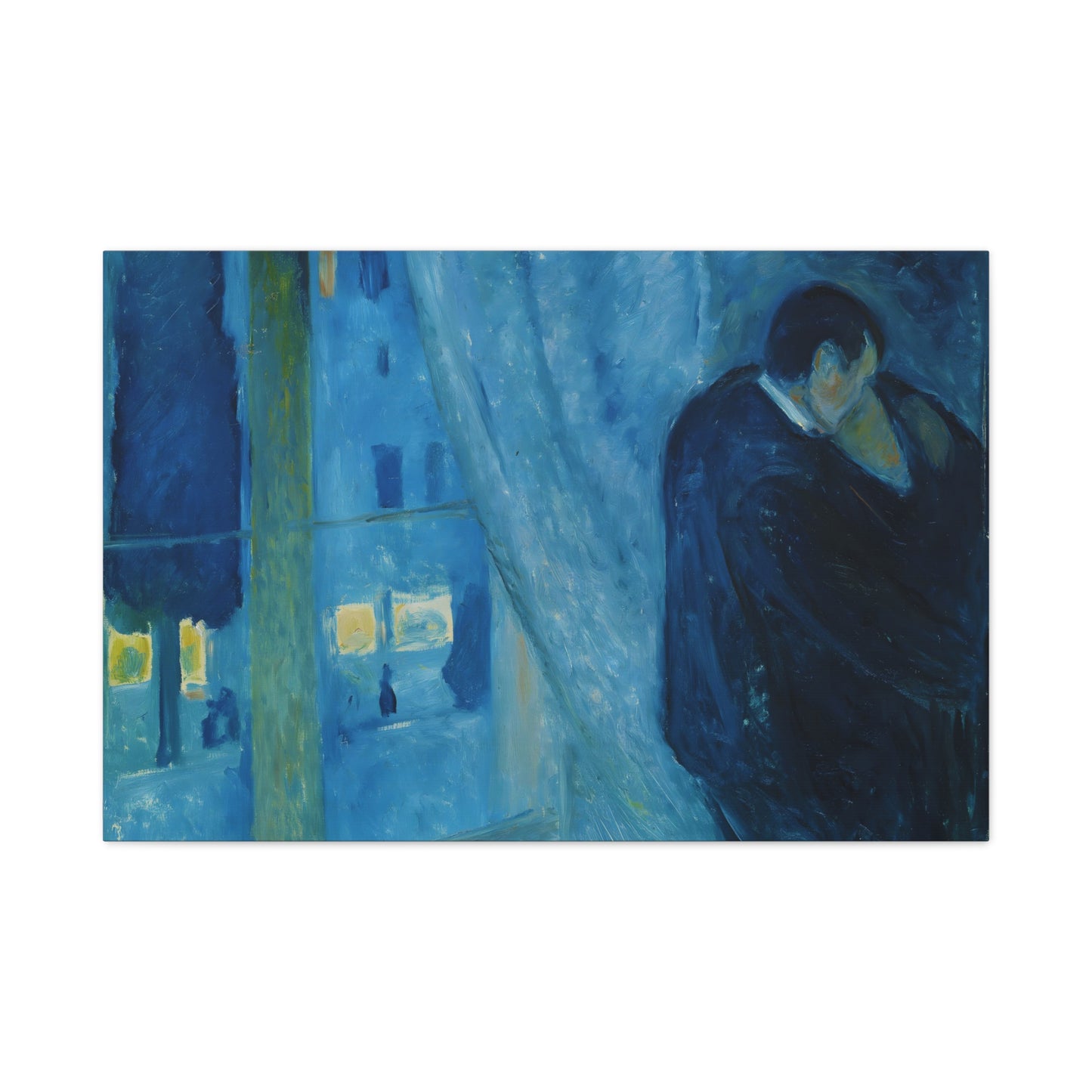 Kiss by the Window By Edvard Munch