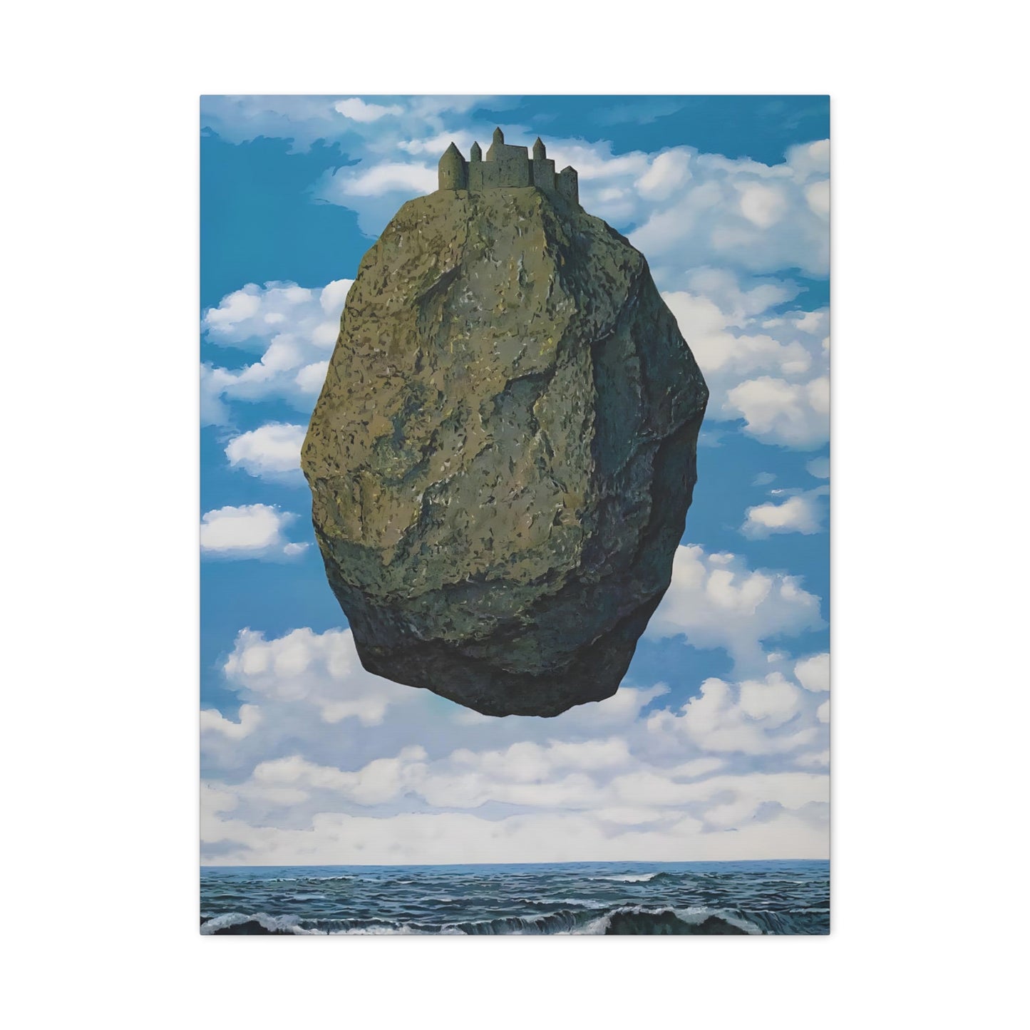 The Castle of the Pyrenees By René Magritte