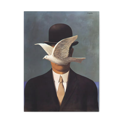 Man in a Bowler Hat By René Magritte