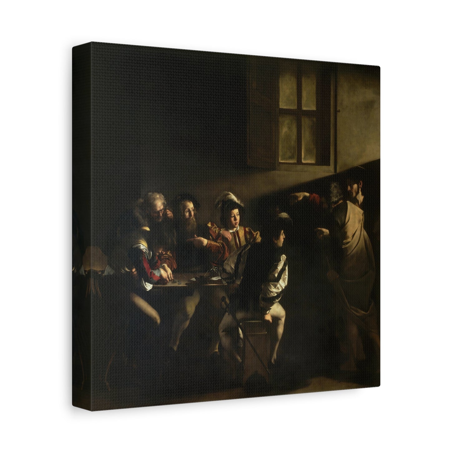 The Calling of St. Matthew By Caravaggio