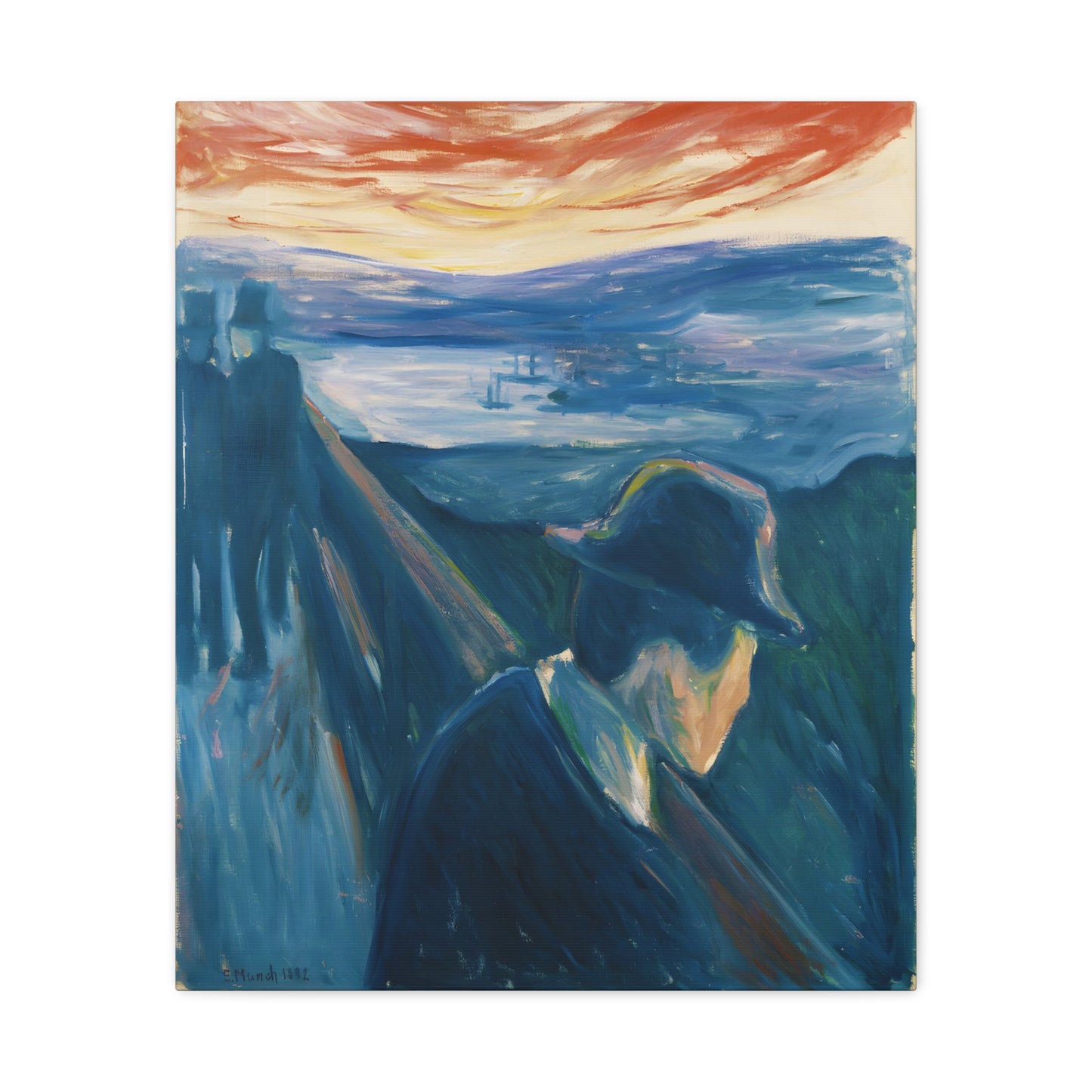 Sick Mood at Sunset. Despair By Edvard Munch