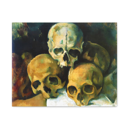 Pyramid of Skulls By Paul Cézanne