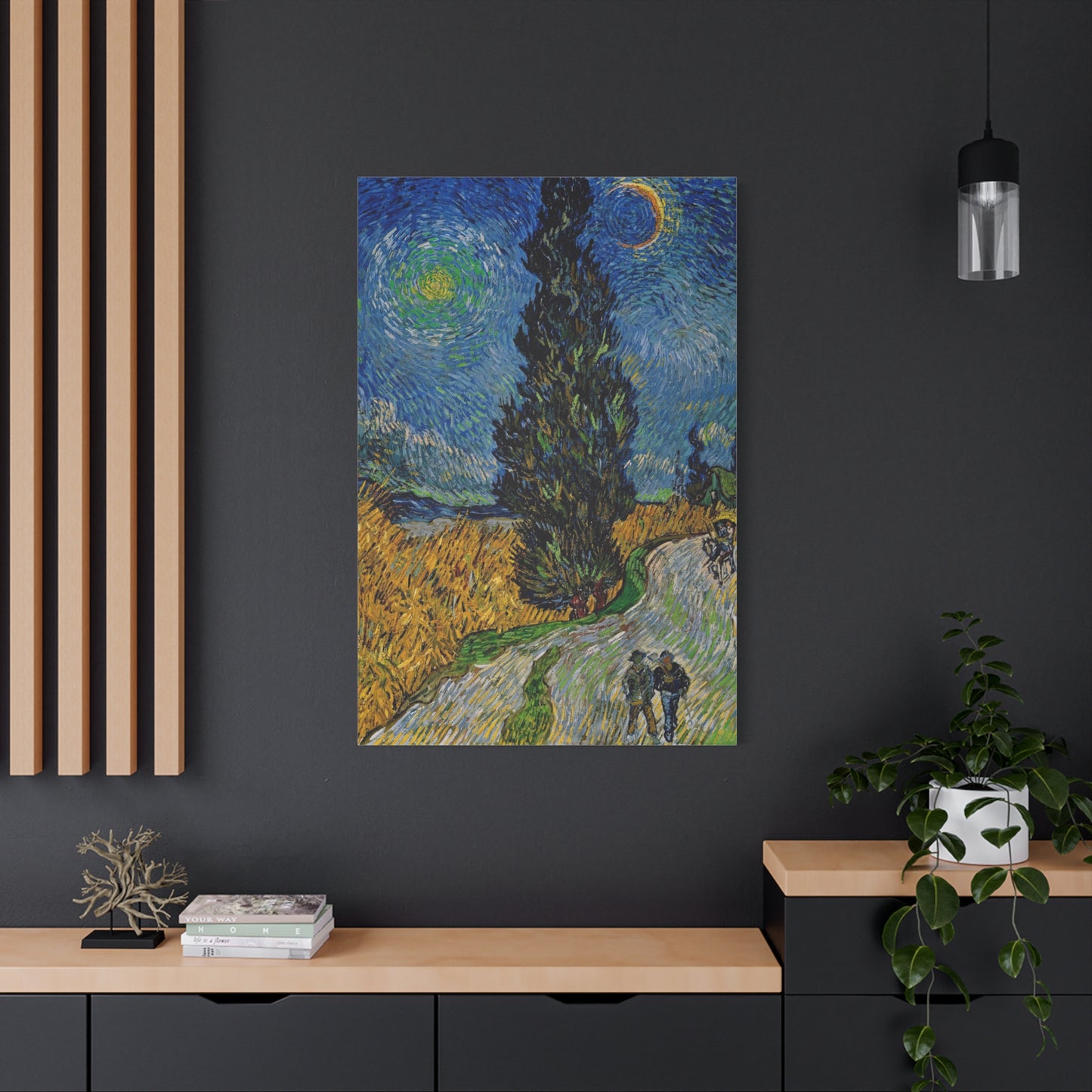 Road with Cypress and Star By Vincent van Gogh