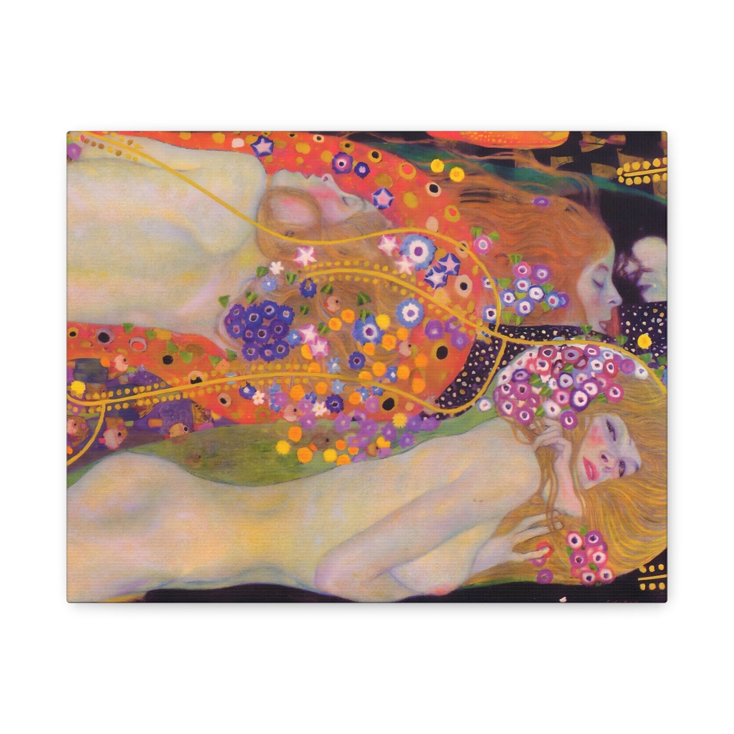 Water Serpents II By Gustav Klimt