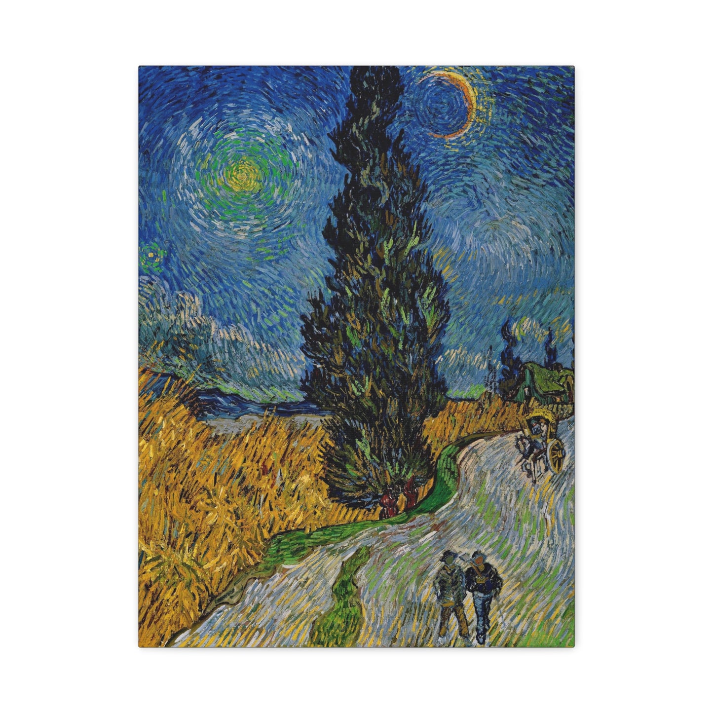 Road with Cypress and Star By Vincent van Gogh