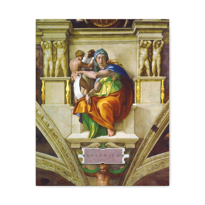 Delphic Sibyl By Michelangelo