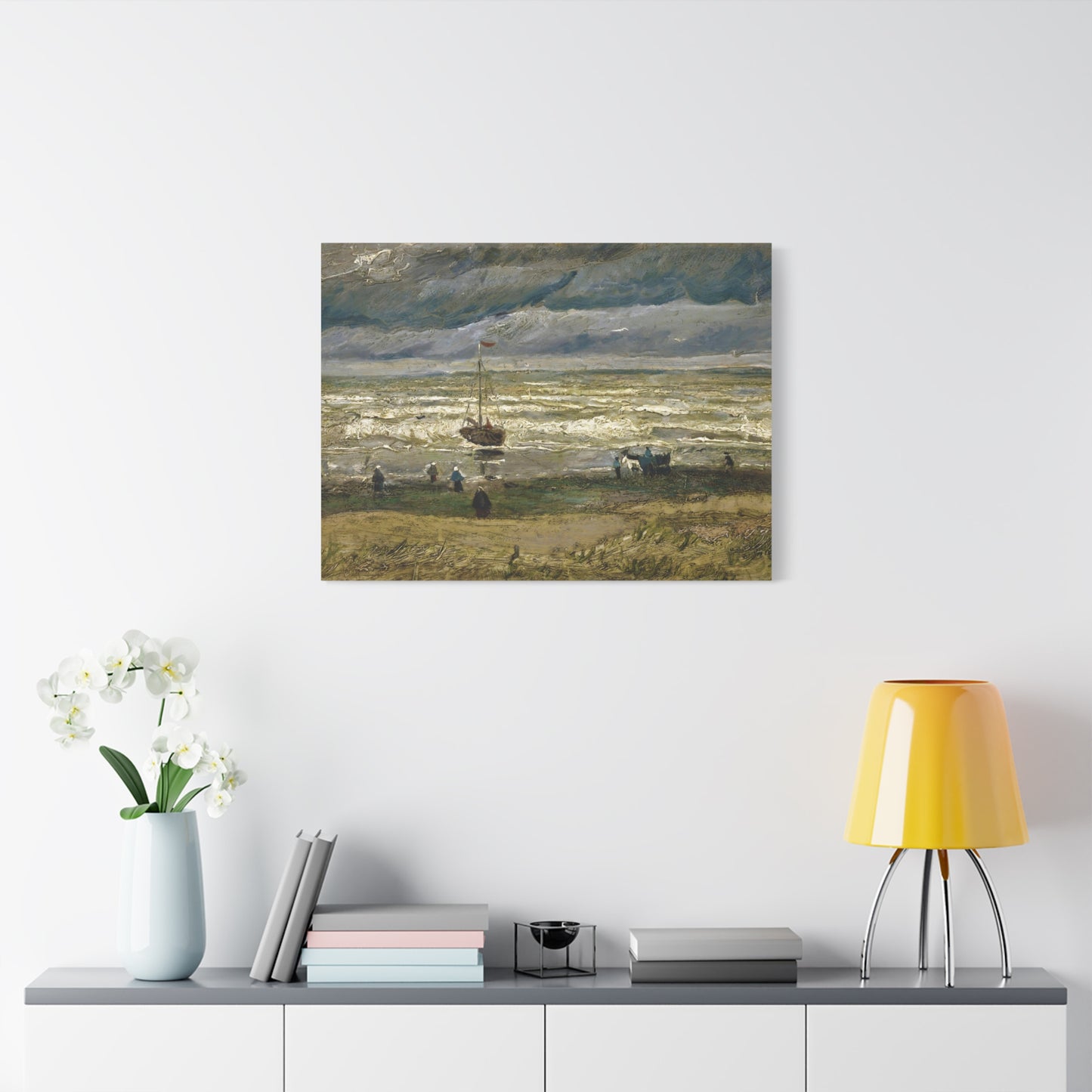 Beach at Scheveningen in Stormy Weather By Vincent van Gogh