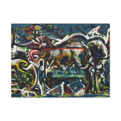 The She-Wolf By Jackson Pollock