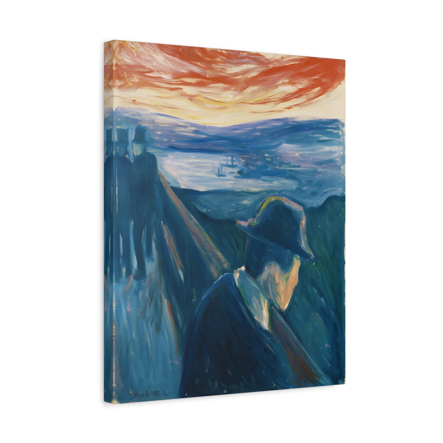 Sick Mood at Sunset. Despair By Edvard Munch