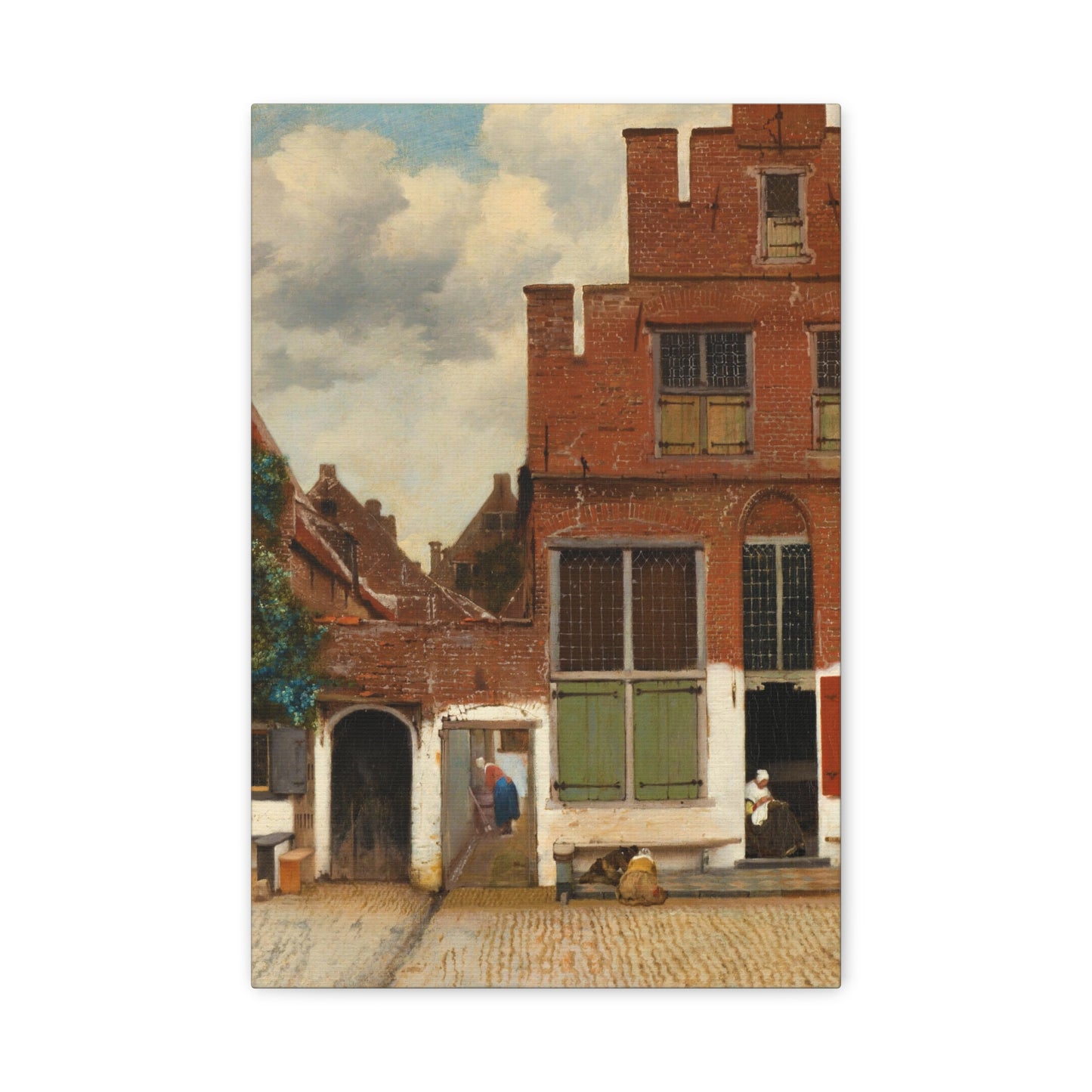 The Little Street By Johannes Vermeer