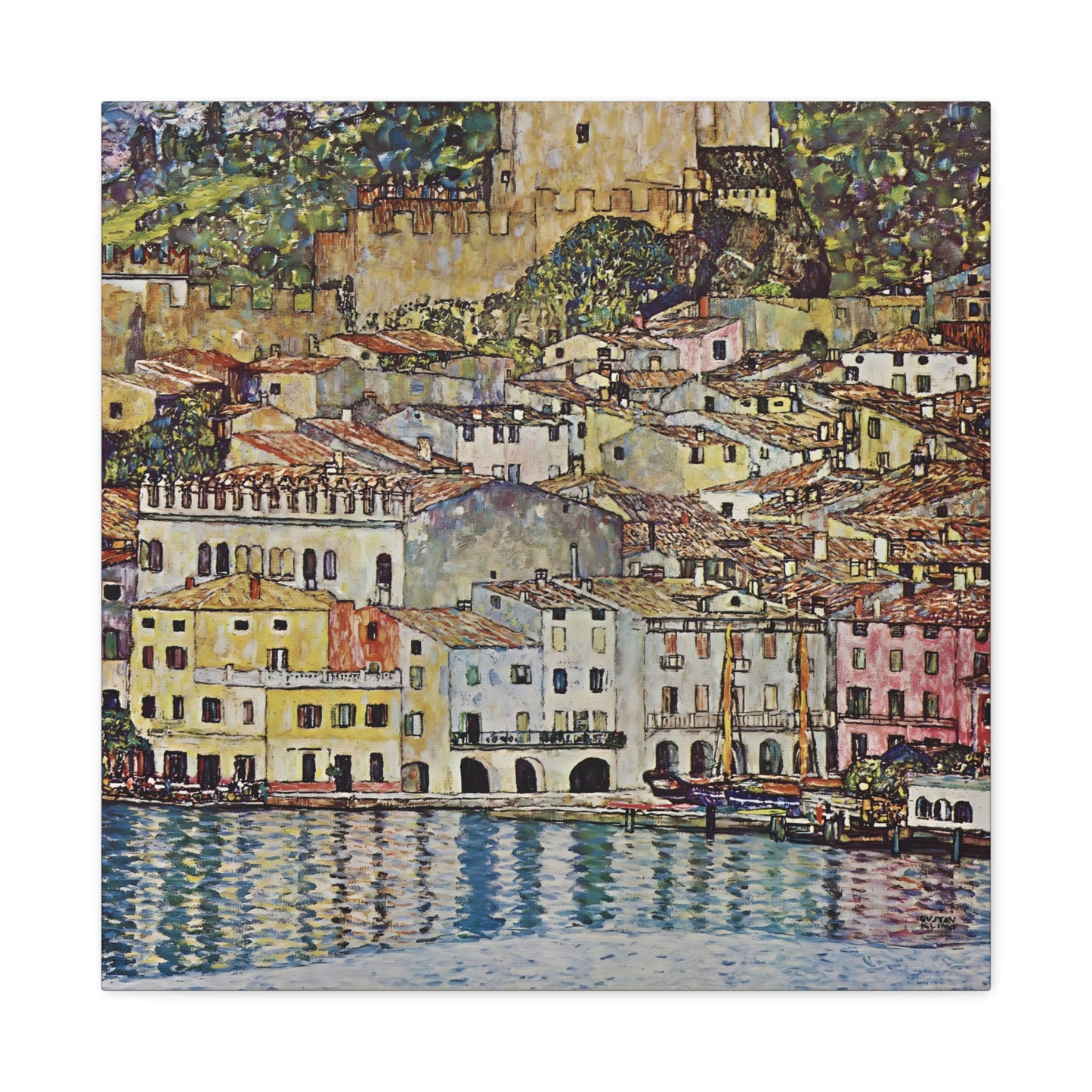 Malcesine on Lake Garda By Gustav Klimt