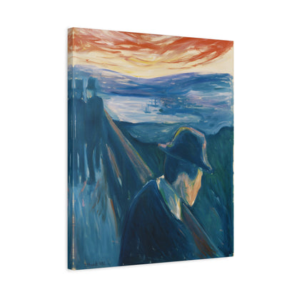 Sick Mood at Sunset. Despair By Edvard Munch