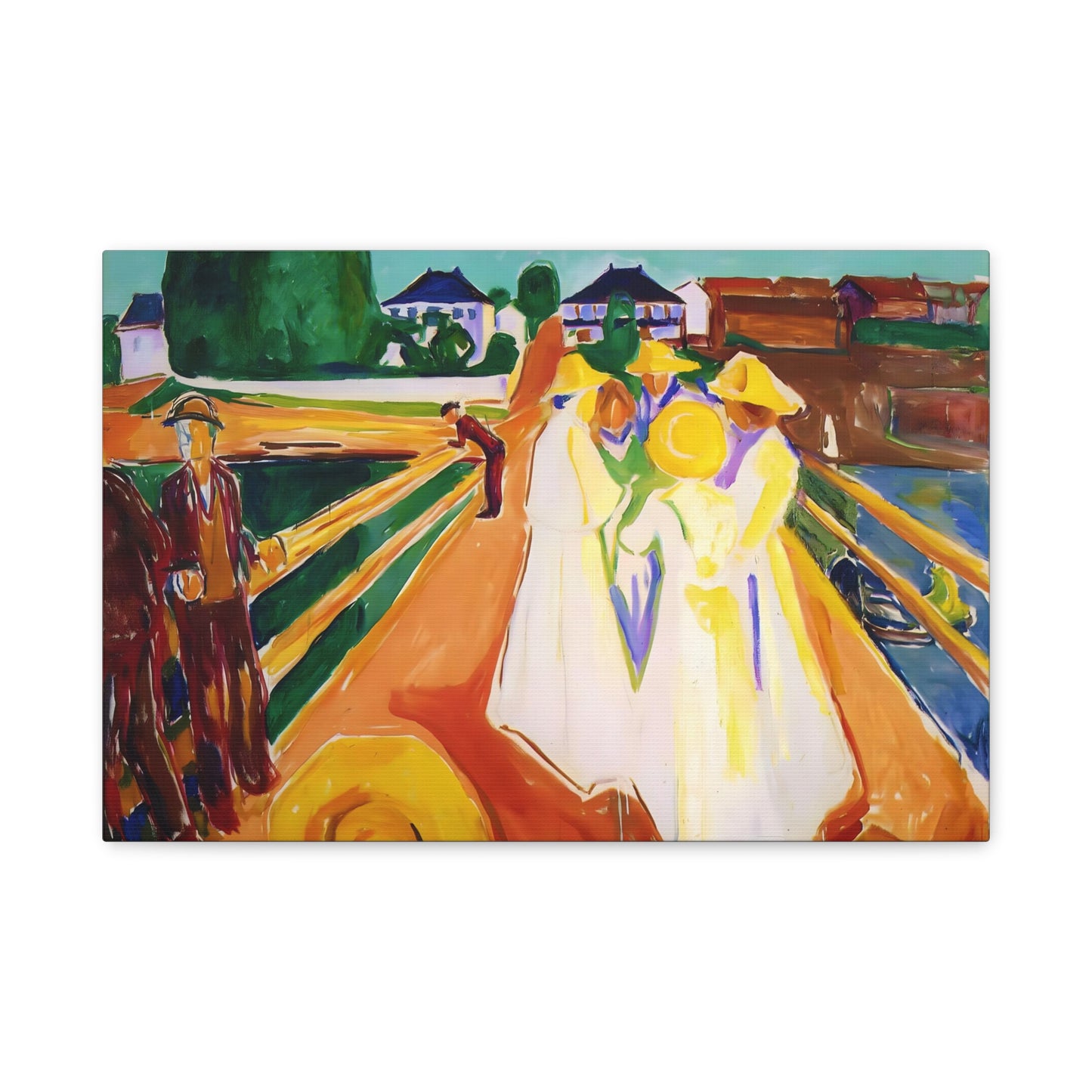 Women on the Bridge By Edvard Munch