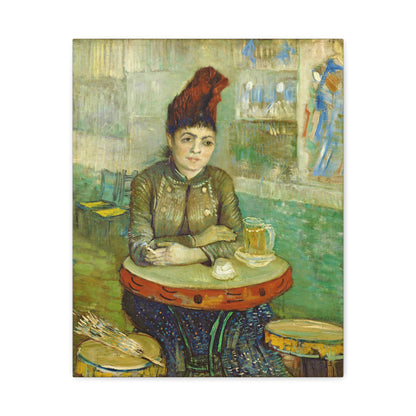 Segatori Sitting in the Café du Tambourin By Vincent van Gogh