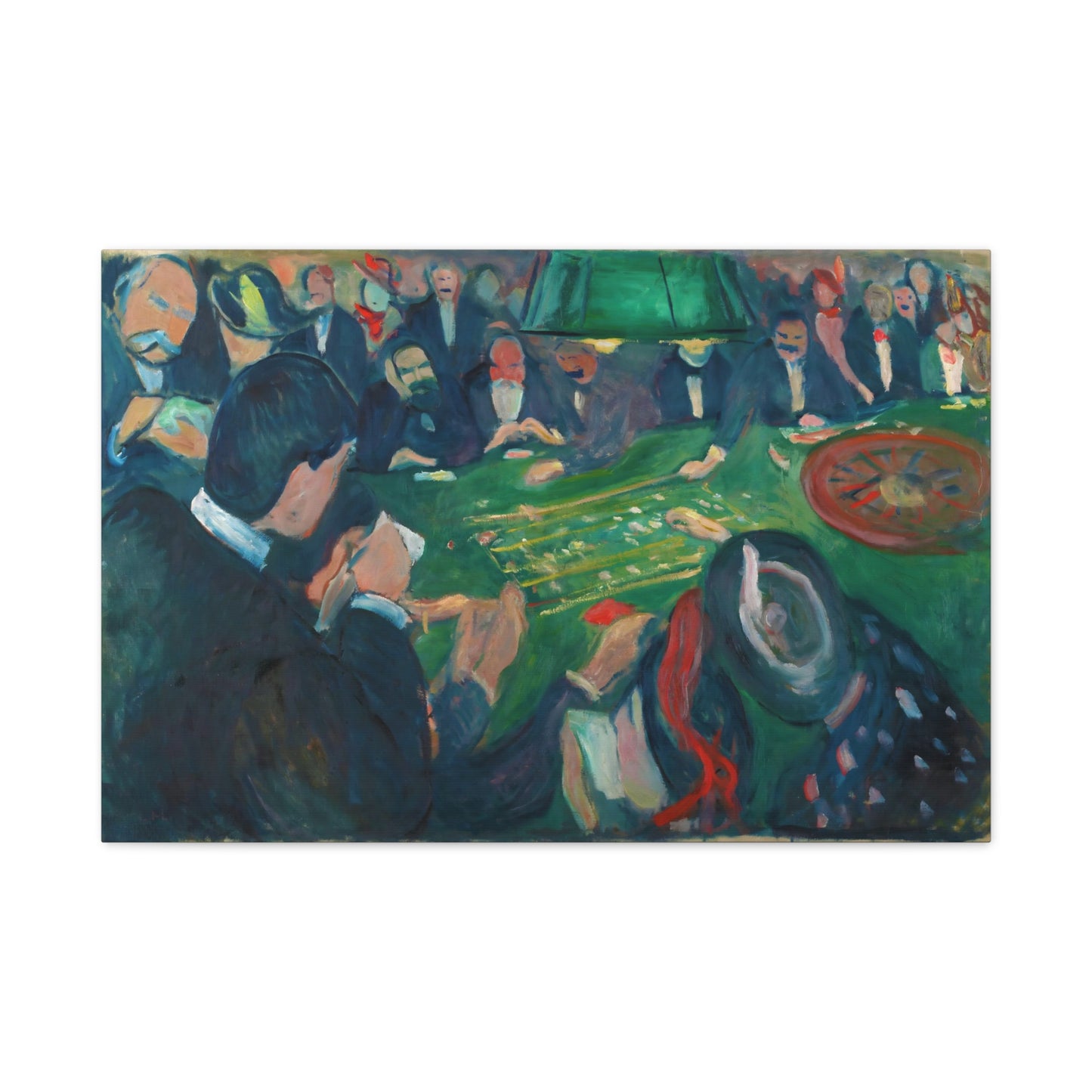 By the Roulette By Edvard Munch