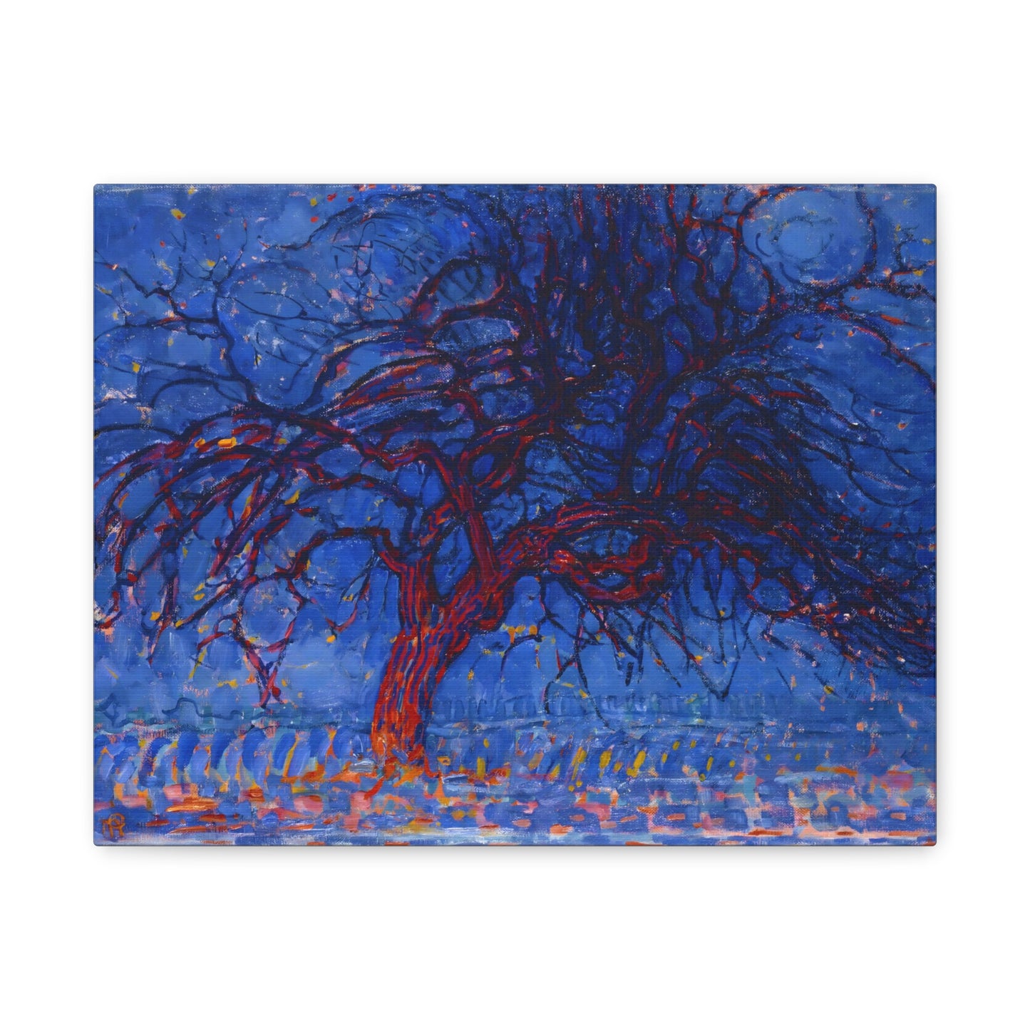 Avond (Evening) The Red Tree By Piet Mondrian