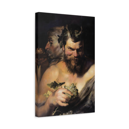 Two Satyrs By Peter Paul Rubens