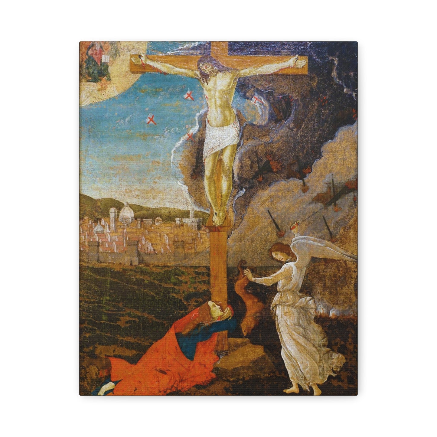 Mystic Crucifixion By Sandro Botticelli