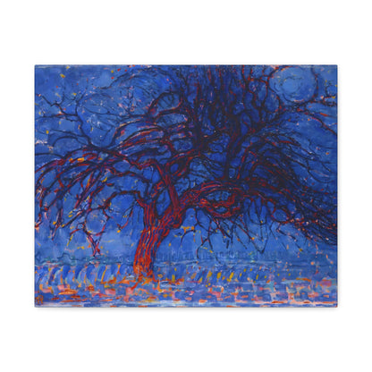 Avond (Evening) The Red Tree By Piet Mondrian