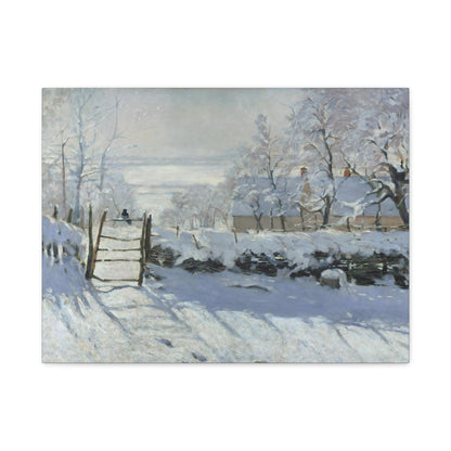 The Magpie By Claude Monet