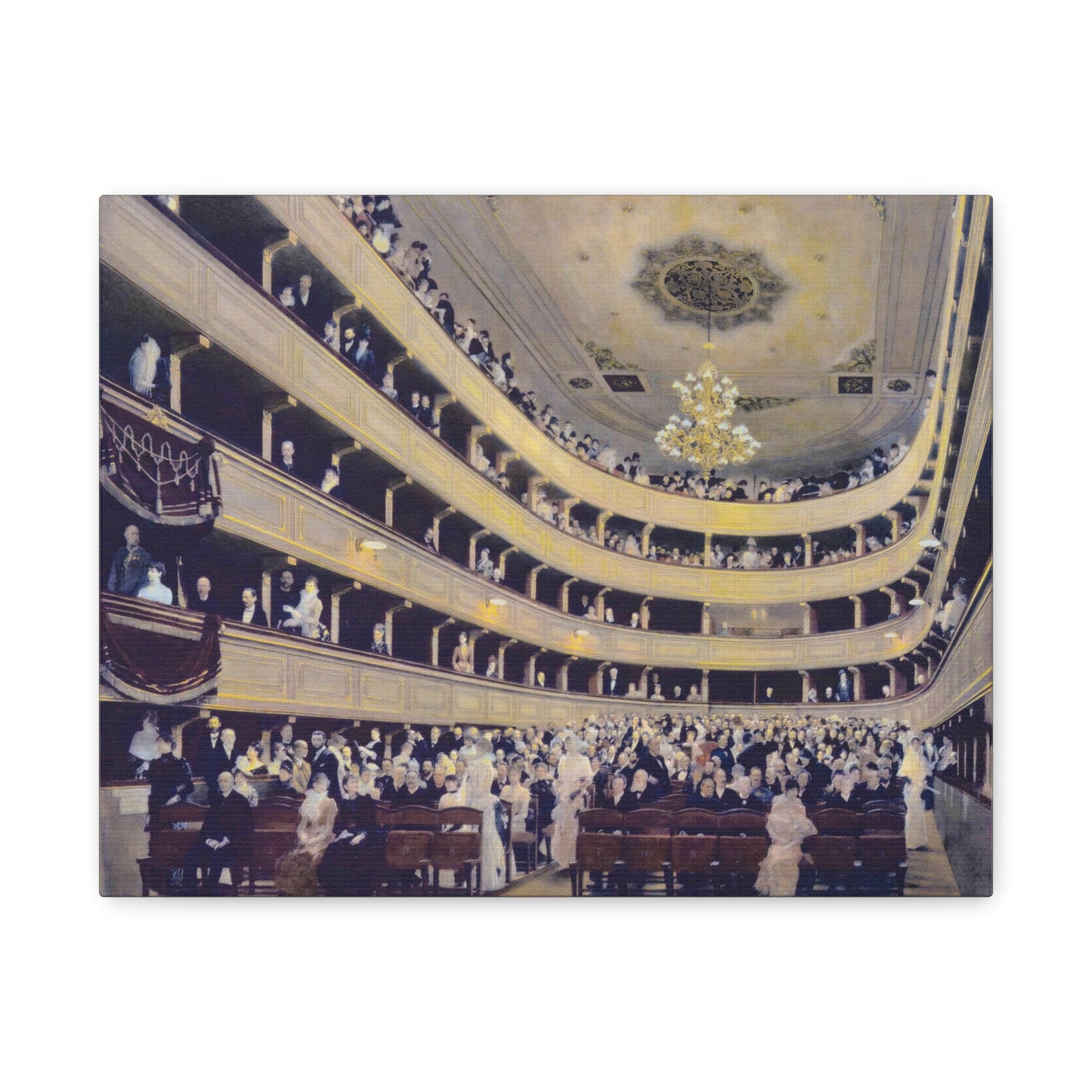 The Old Burgtheater By Gustav Klimt