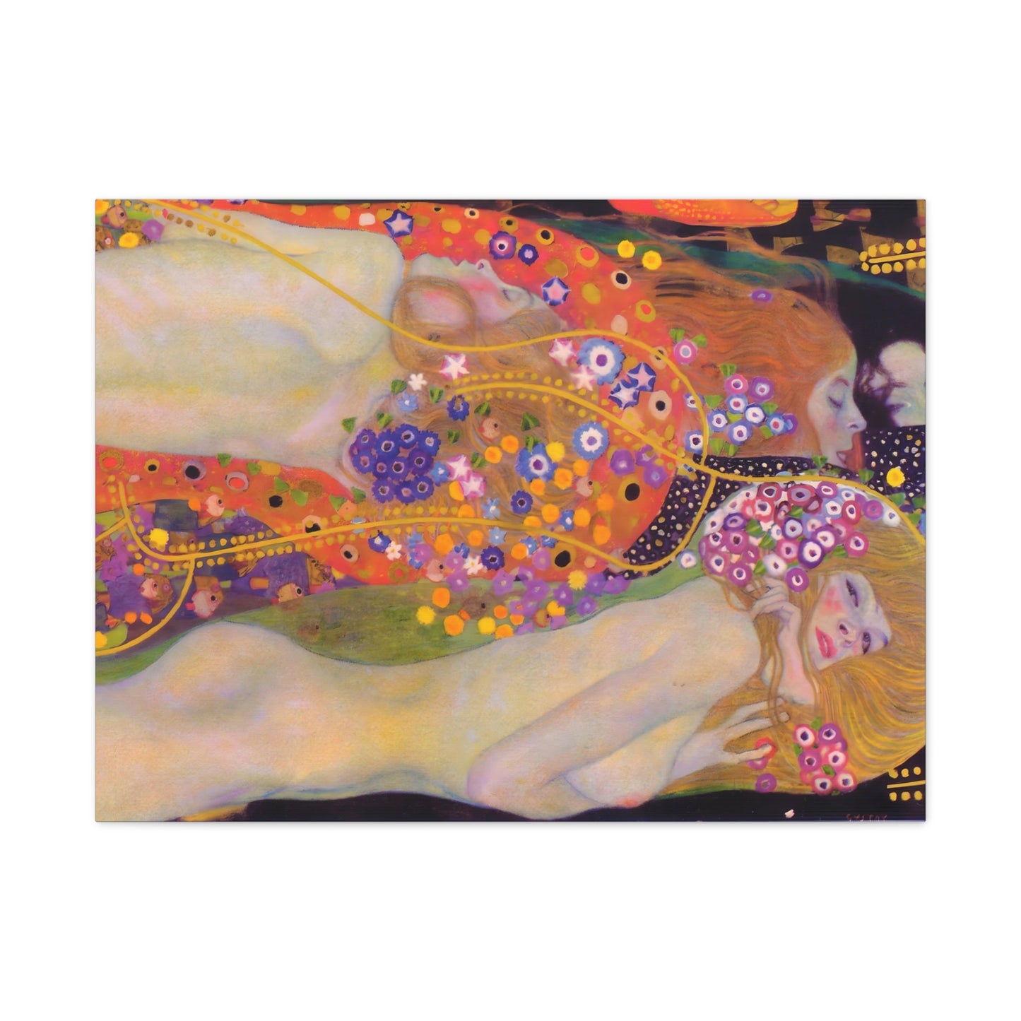 Water Serpents II By Gustav Klimt