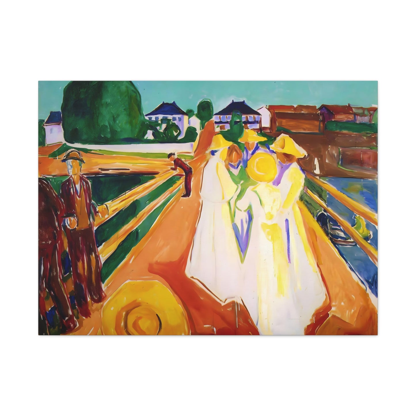 Women on the Bridge By Edvard Munch