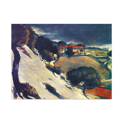 L'Estaque, Melting Snow By Paul Cézanne