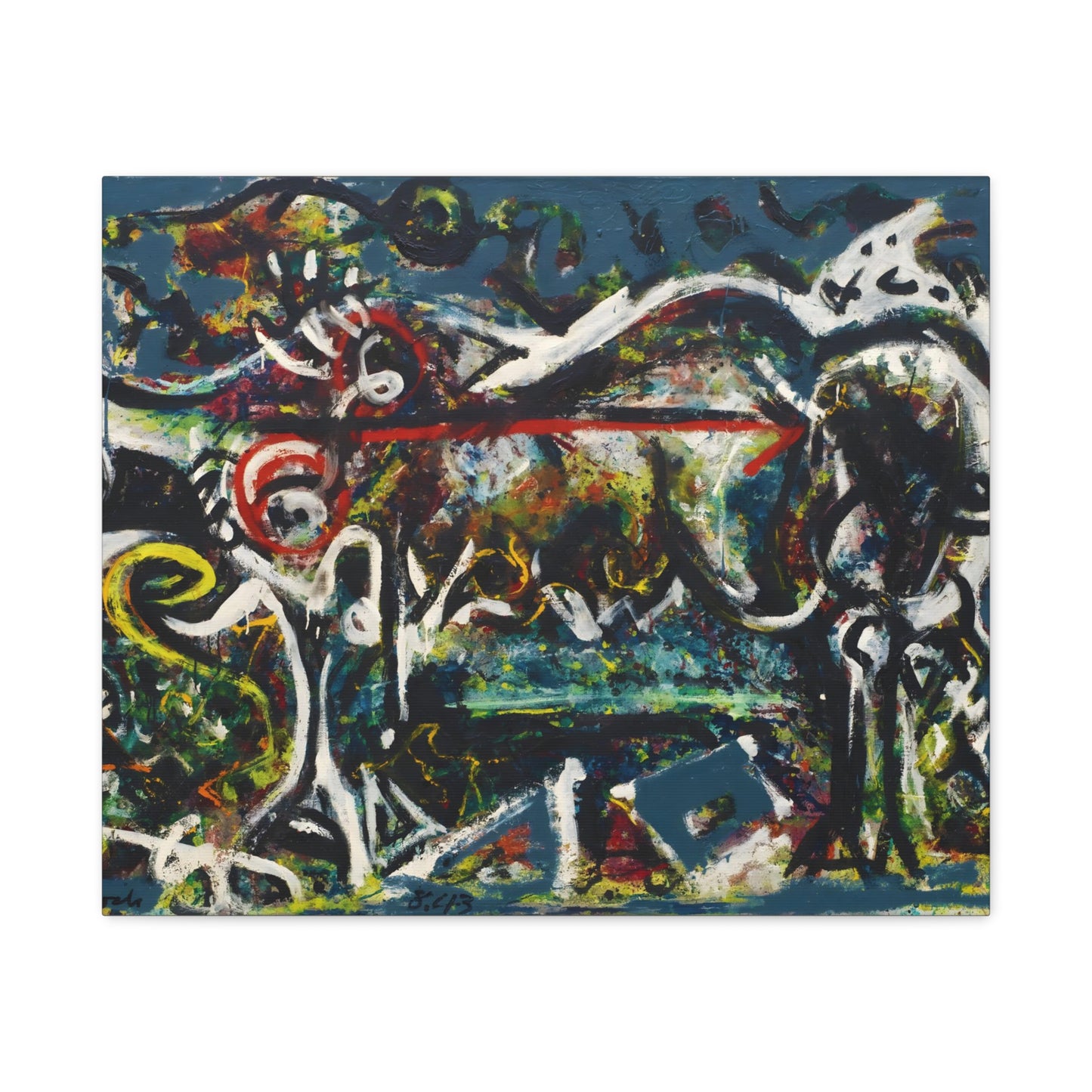 The She-Wolf By Jackson Pollock