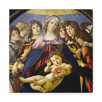 Madonna of the Pomegranate By Sandro Botticelli