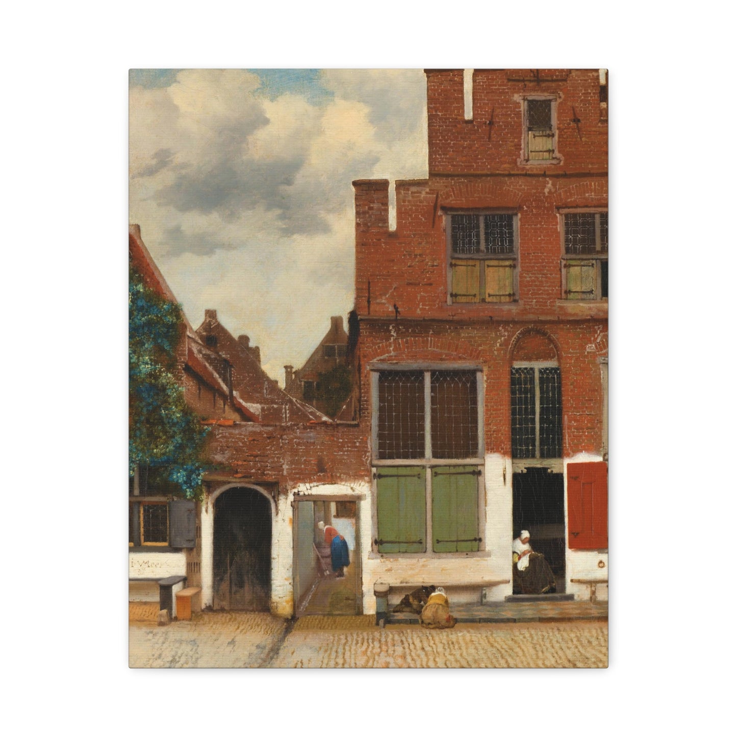 The Little Street By Johannes Vermeer